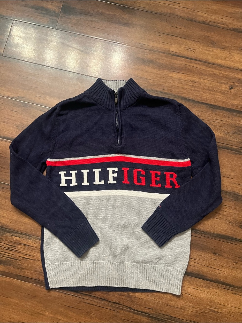 BOYS TOMMY HILFIGER HALF ZIP